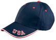 Adams Brand Patriotic USA Hat Cap - One Size for Adults