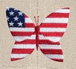 Patriotic Butterfly Hat - Adult Size Americana Cap