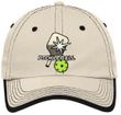 Adult Pickleball Hat With Contrasting Stitching - Stone