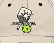 Adult Pickleball Hat With Contrasting Stitching - Stone