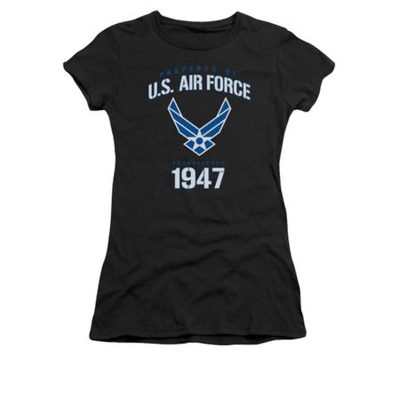 Air Force Shirt Juniors Property Of Black T-Shirt