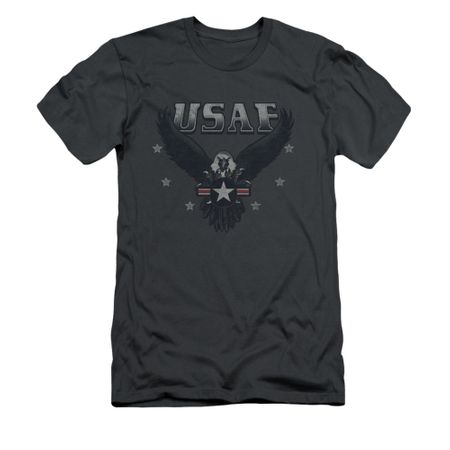 Air Force Shirt Slim Fit Eagle Charcoal T-Shirt