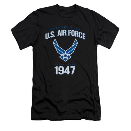 Air Force Shirt Slim Fit Property Of Black T-Shirt