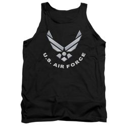 Air Force Shirt Tank Top Logo Black Tanktop