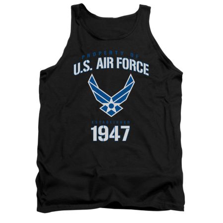 Air Force Shirt Tank Top Property Of Black Tanktop