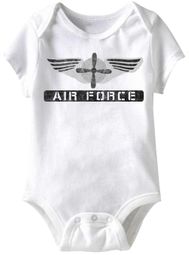 Air Force Wings Funny Baby Romper White Infant Babies Creeper Air Force Wings Funny Baby Romper White Infant Babies Creeper