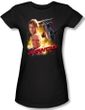 Airwolf Juniors T-shirt Airwolf Collage Black Tee Shirt