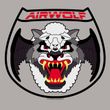 Airwolf T-shirt Patch Adult Silver Tee Shirt