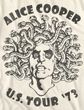 Alice Cooper Medusa 1973 US Tour Men's Tshirt