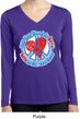 All You Need is Love Ladies Dry Wicking Long Sleeve Shirt