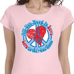 All You Need is Love Ladies Shirts
