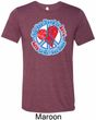 All You Need is Love Mens Tri Blend Crewneck Shirt