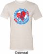 All You Need is Love Mens Tri Blend Crewneck Shirt