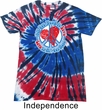 All You Need is Love Patriotic Tie Dye Shirt