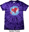 All You Need is Love Spider Tie Dye Shirt