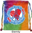 All You Need is Love Tie Dye Bag