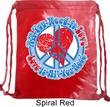 All You Need is Love Tie Dye Bag