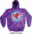 All You Need is Love Tie Dye Hoodie