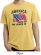 America Love It or Leave It Dijon Pigment Dyed Shirt