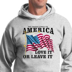 America Love It or Leave It Hoodie