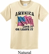 America Love It or Leave It Kids Shirt