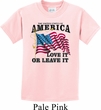 America Love It or Leave It Kids Shirt