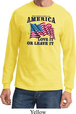 America Love It or Leave It Long Sleeve Shirt