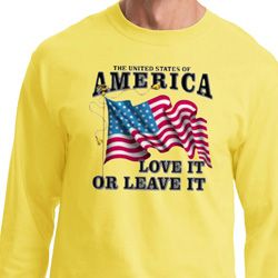 America Love It or Leave It Long Sleeve Shirt