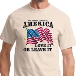 America Love It or Leave It Mens Shirts
