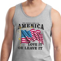 America Love It or Leave It Mens Tank Top