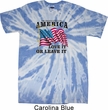 America Love It or Leave It Twist Tie Dye Shirt