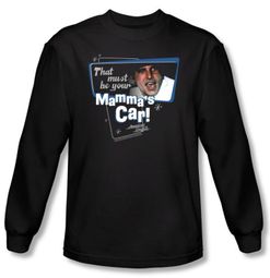 American Graffiti Long Sleeve T-shirt Movie Mammas Car Black Tee Shirt