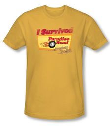 American Graffiti T-shirt Movie Paradise Road Adult Gold Tee Shirt