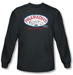 American Graffiti T-shirt Movie Pharaohs Charcoal Long Sleeve Tee