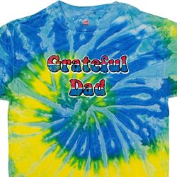 American Grateful Dad Tie Dye Shirt