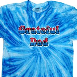 American Grateful Dad Twist Tie Dye Shirt