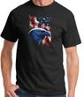Patriotic American Pride Eagle USA Shirt - Patriotic Black Tee