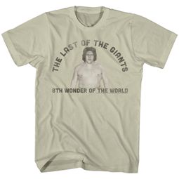 Andre The Giant Shirt Last One Khaki T-Shirt