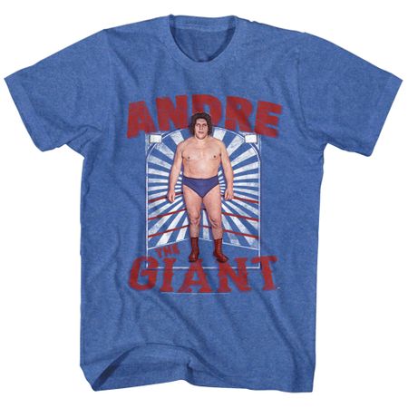 Andre The Giant Shirt Ring Royal Blue T-Shirt