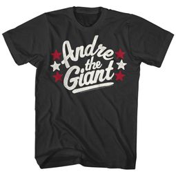 Andre The Giant Shirt Stars Black T-Shirt