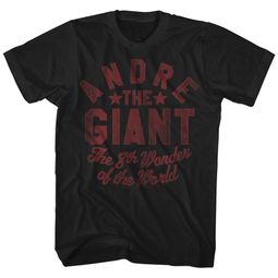 Andre The Giant Shirt The 8Th Wonder Of The World Black T-Shirt