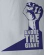 Andre The Giant T-Shirt - P Fist Wrestling Silver Adult Tee Shirt