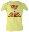 Andre The Giant T-Shirt Real G Wrestling Bright Yellow Heather Tee