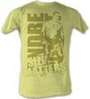 Andre The Giant T-Shirt Size Gold Wrestling Yellow Heather Tee Shirt