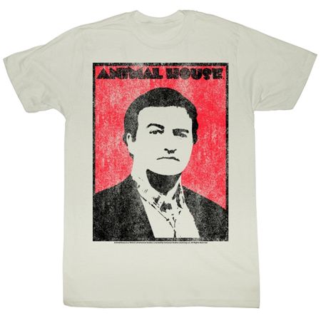 Animal House Shirt Animal Anarchist Adult Natural Tee T-Shirt