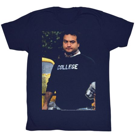Animal House Shirt Delta House 2 Adult Navy Tee T-Shirt