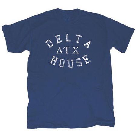 Animal House Shirt Delta House Navy Blue Tee T-Shirt