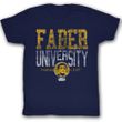 Animal House Shirt Faber University Adult Navy Tee T-Shirt