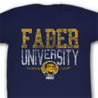 Animal House Shirt Faber University Adult Navy Tee T-Shirt