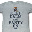 Animal House Shirt Party On Adult Grey Heather Tee T-Shirt